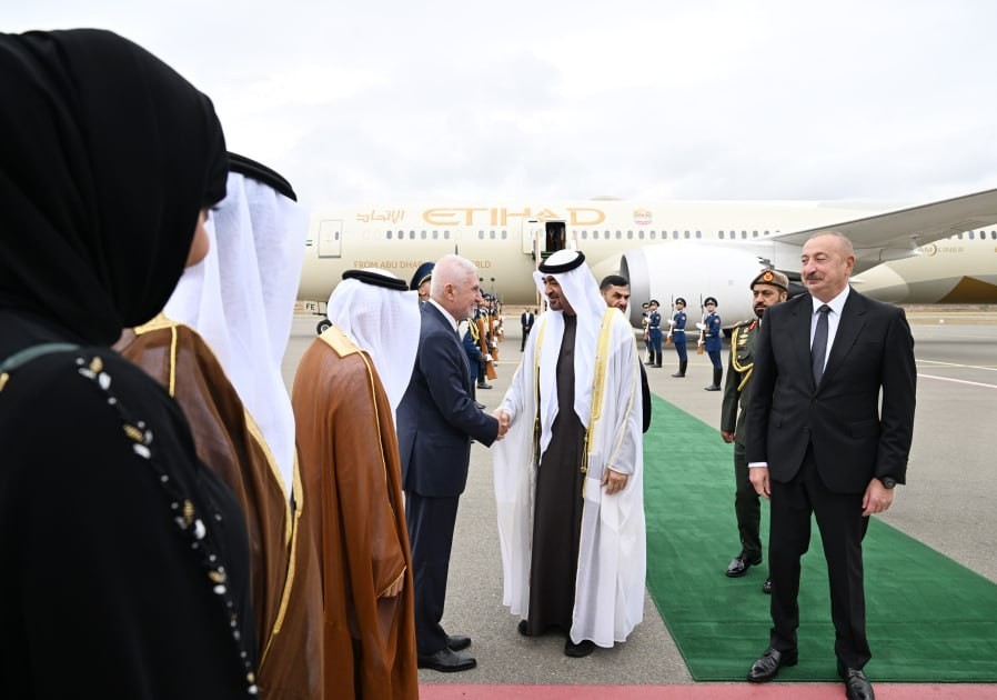 Prezident BƏƏ liderini Füzulidə qarşıladı +FOTOLAR